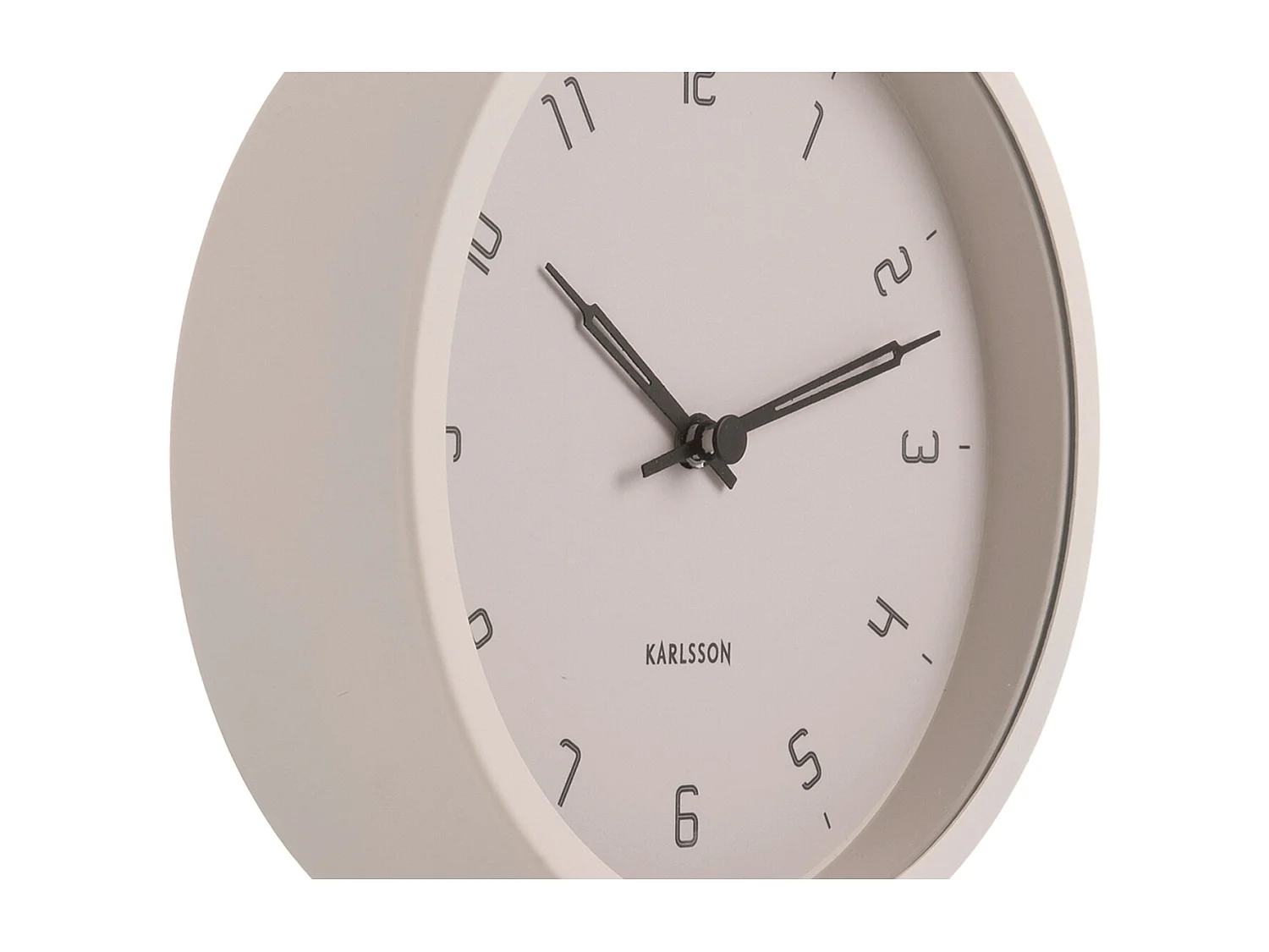 Zegar stołowy Stark - Ciepły szary