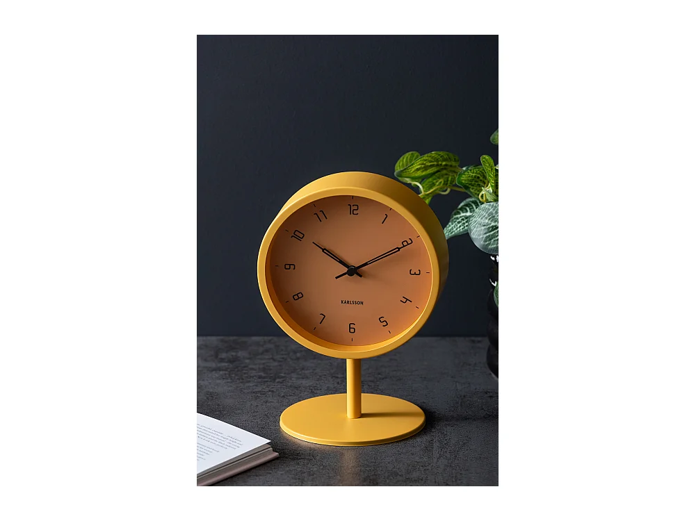 Horloge de table Stark - Jaune miel