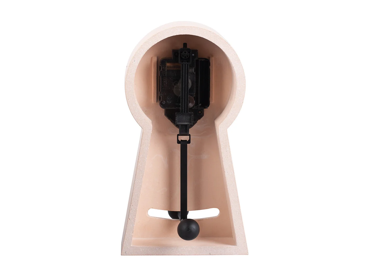 Horloge de table à pendule en nid d'abeille - Rose