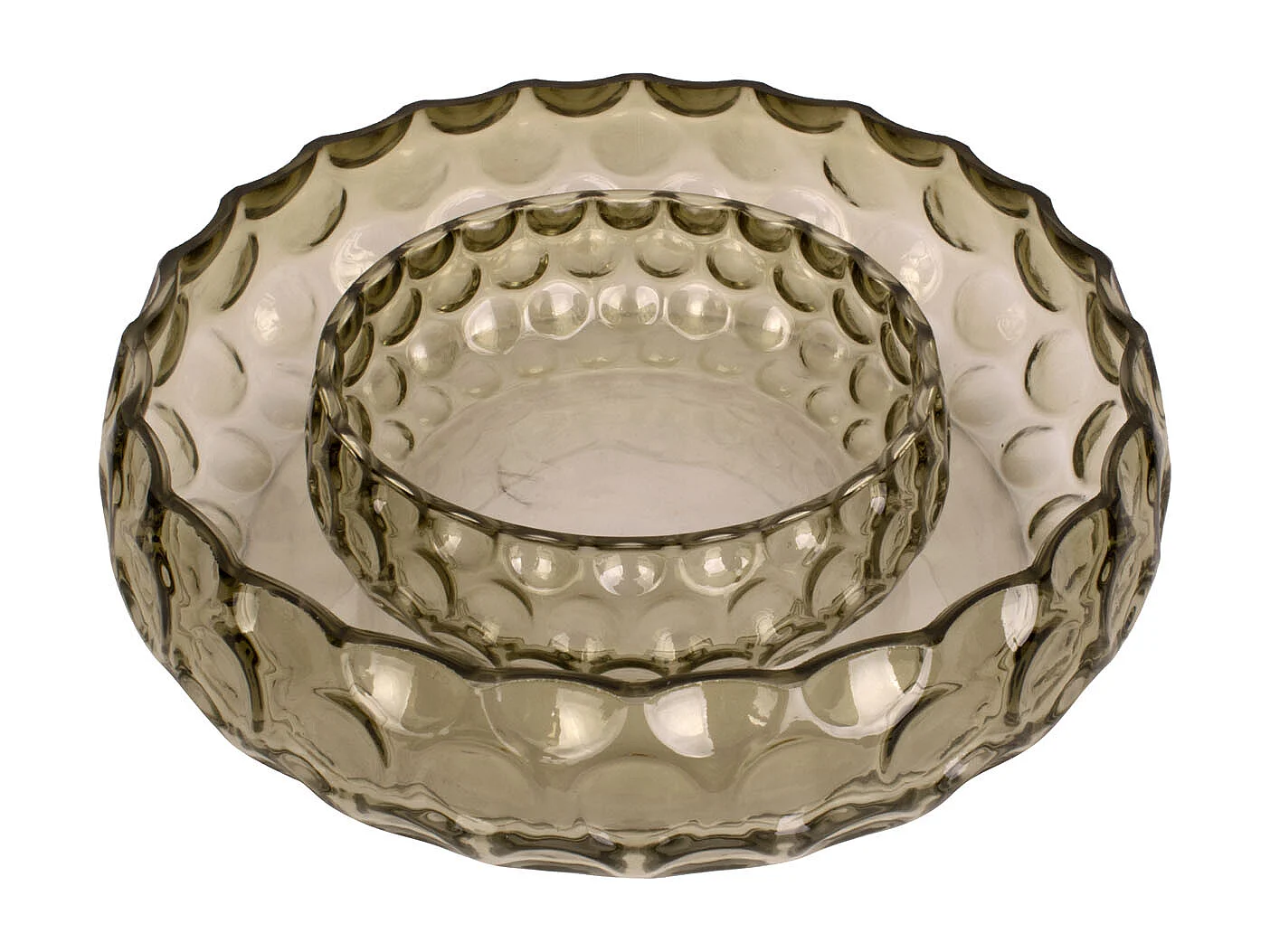 Schaal Speckles Large - Mosgroen