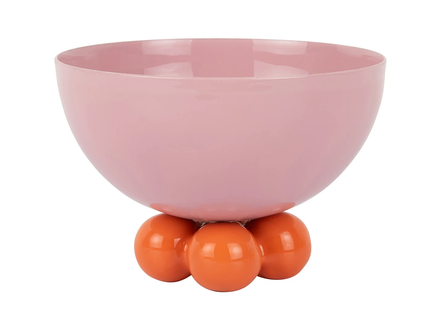 Schüssel Double Funky Small - Zartes Rosa & leuchtendes Orange