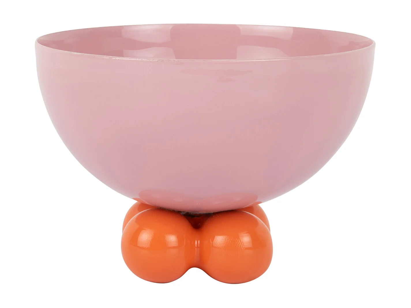 Bol Double Funky Small - Rose doux et orange vif