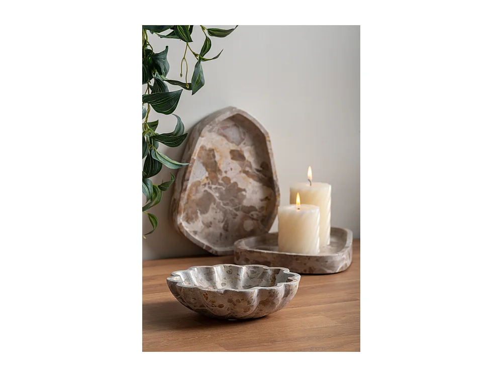 Fleur d'écailles - Marron