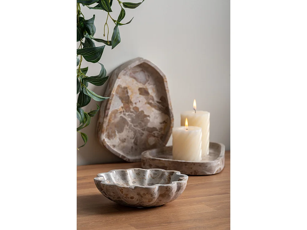 Fleur d'écailles - Marron