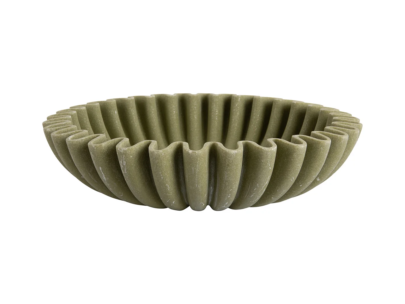 Schaal Wave Large - Donkergroen