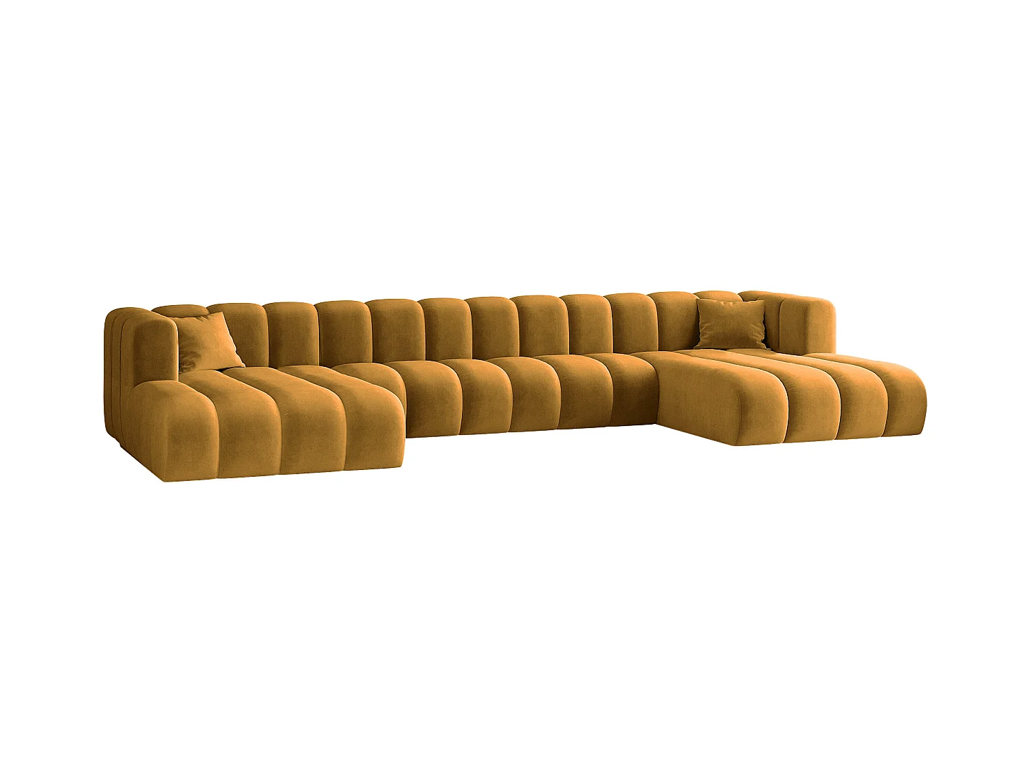 Ecksofa U-from Sofa Grand U XL modular stoff Salvador Gelb