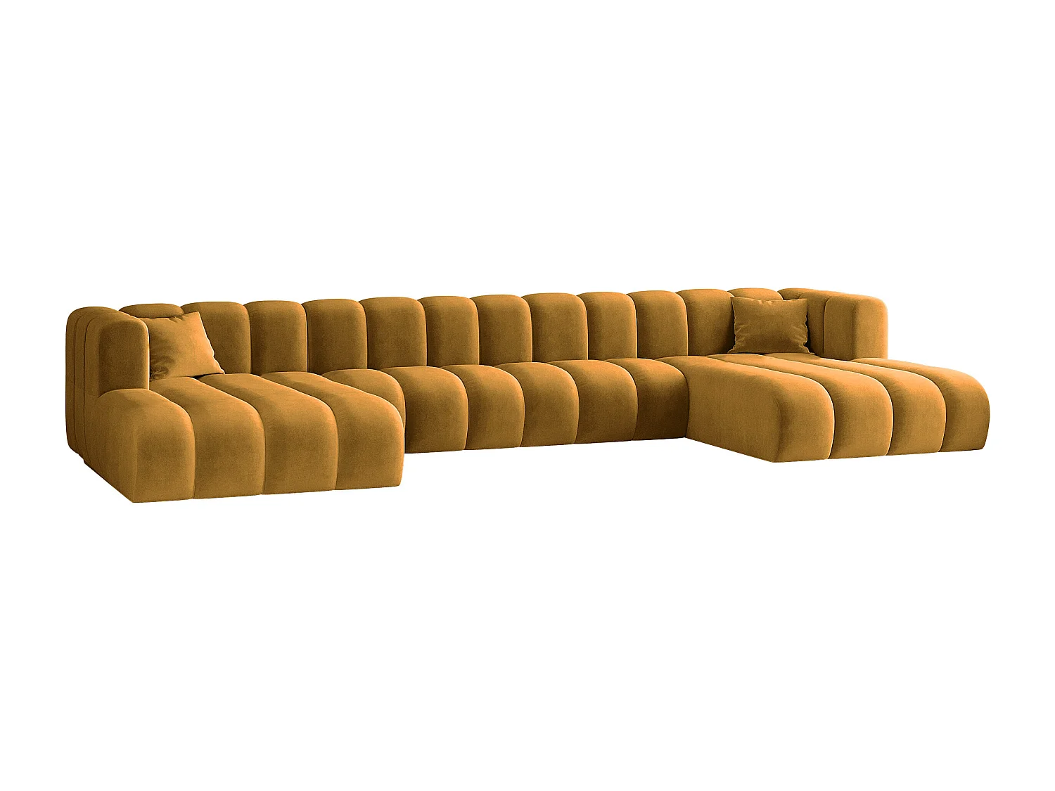 Ecksofa U-from Sofa Grand U XL modular stoff Salvador Gelb