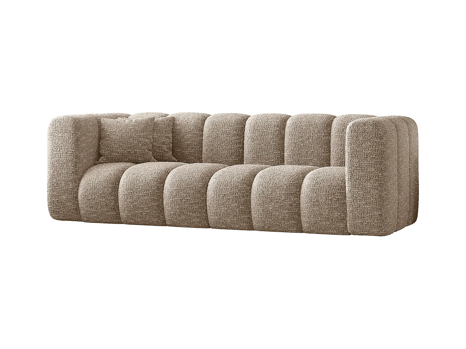 Canapé trois places Grand Modular tissu Haga Beige