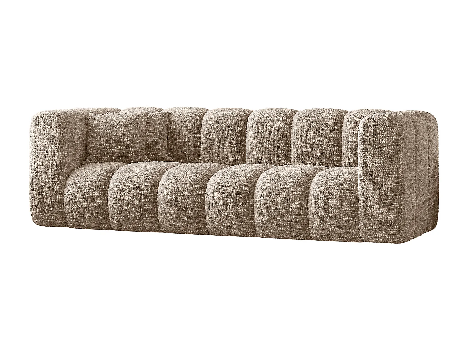 Canapé trois places Grand Modular tissu Haga Beige