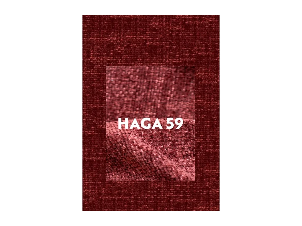 Canapé d'angle, canapé en L Grand modulable tissu Haga vin rouge droit