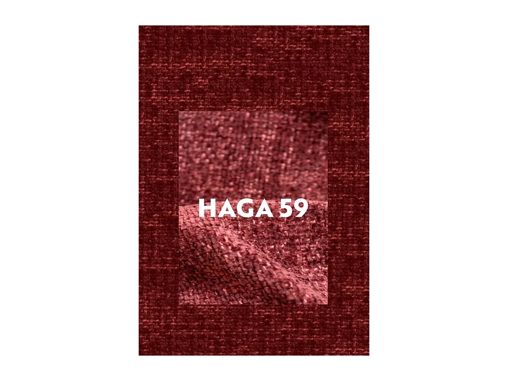 Canapé d'angle, canapé en L Grand modulable tissu Haga vin rouge gauche