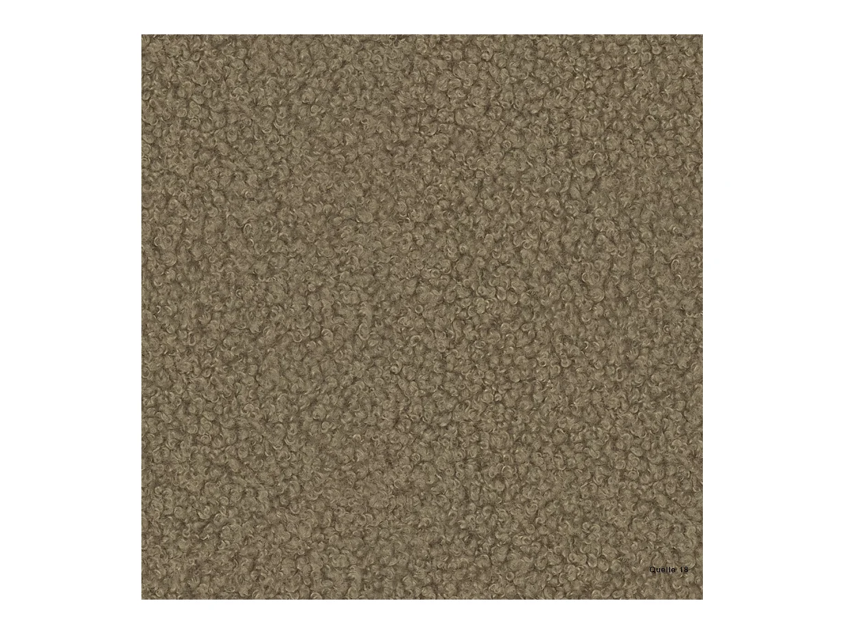 Canapé d'angle, Canapé Designer Modena U Pure tissu Quelle Marron Clair