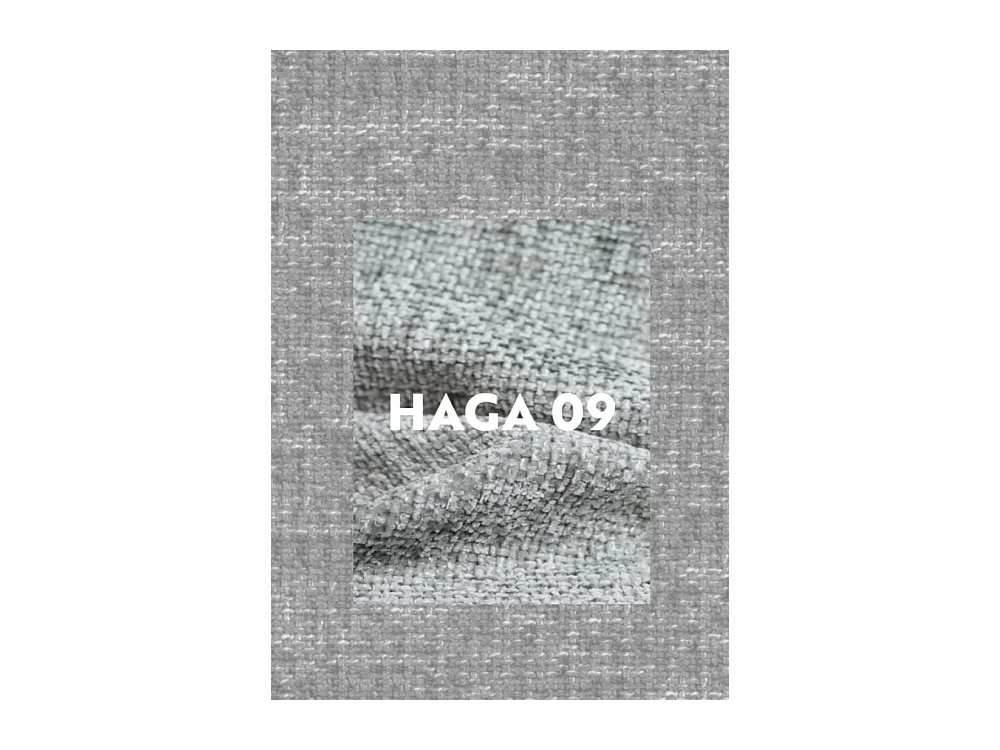 Canapé d'angle, canapé en L Grand modulable tissu Haga Gris Gauche