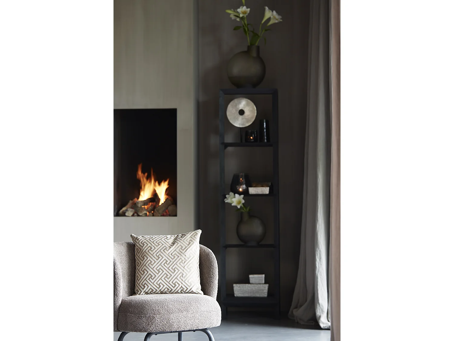 Stuhl DIEYDA - 67x68x72cm - Braun