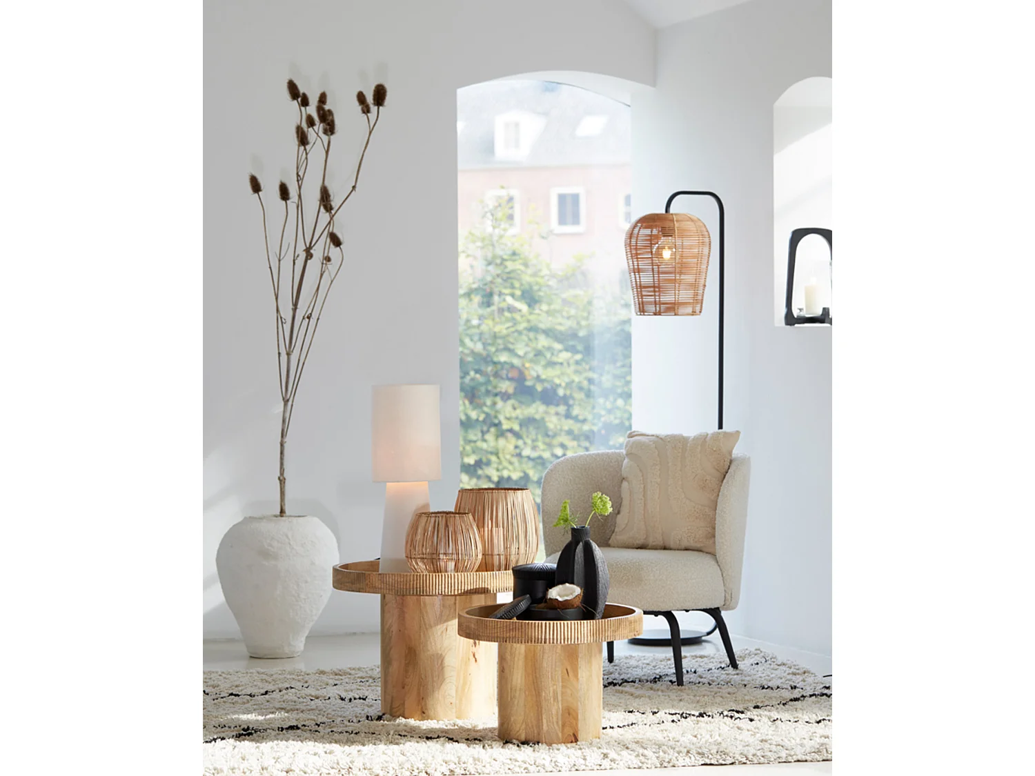 Stuhl DIEYDA - 68x67x72cm - Braun