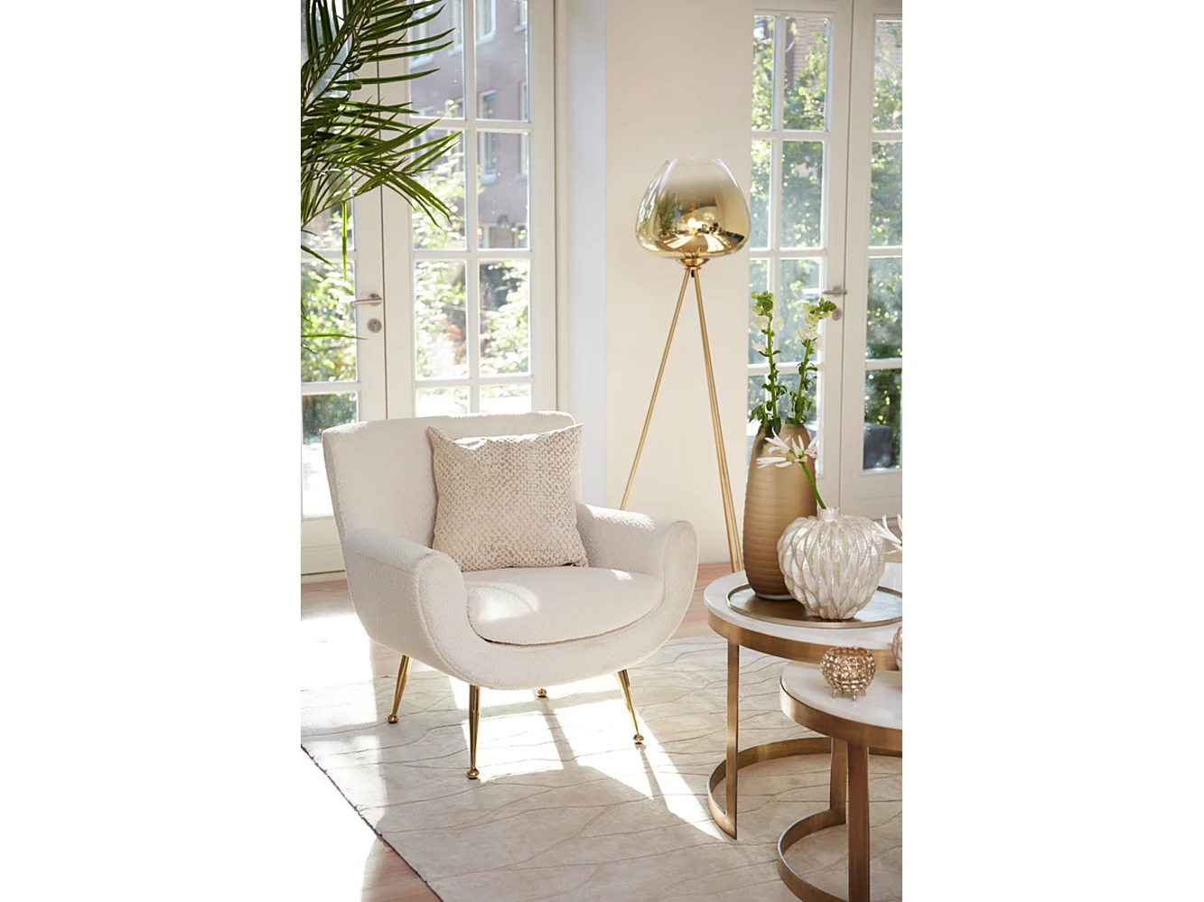 Chaise VINSTRA - 79x76x79cm - Blanc