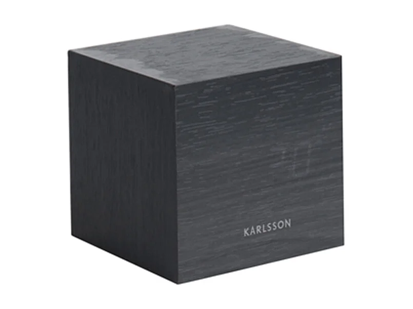 Réveil Mini Cube en bois - Karlsson