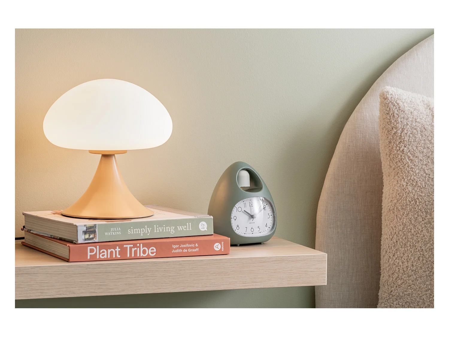 Réveil Blob Bell - Vert jungle