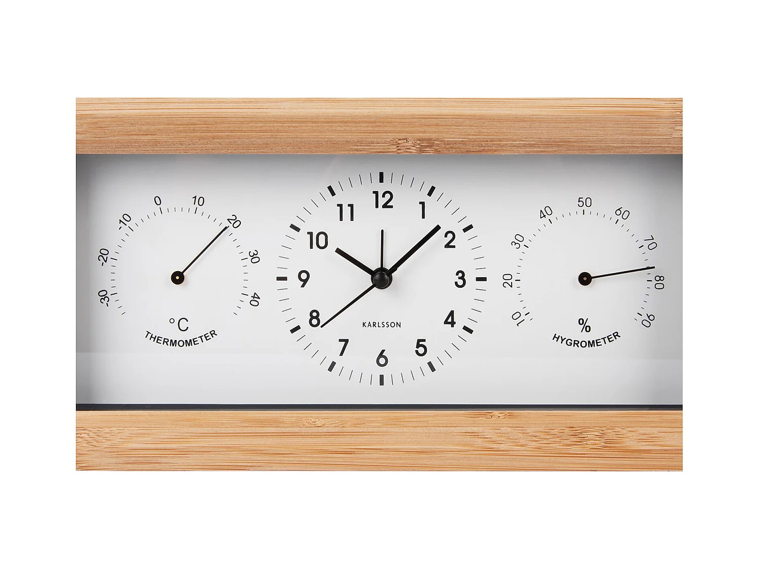 Neat Rechteckiger Wecker - Weiß