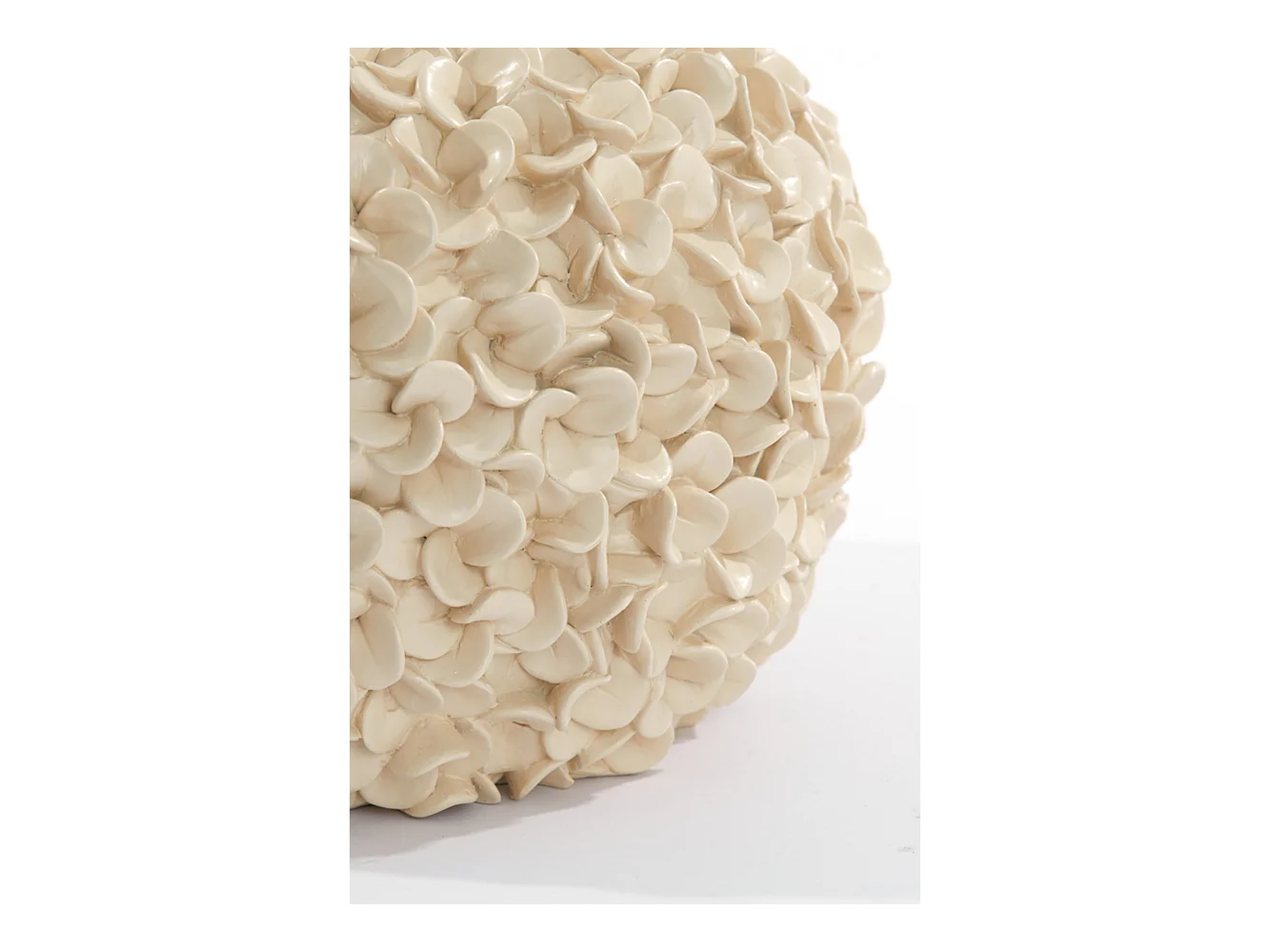 Vase PHYLIA - Ø38x23cm - Blanc
