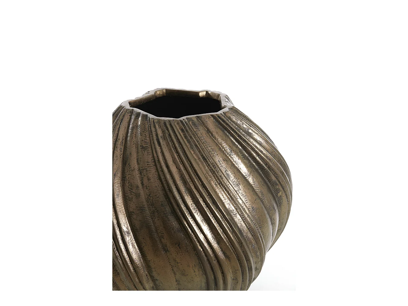 Vase YATUNG - Ø65x60cm - Bronze