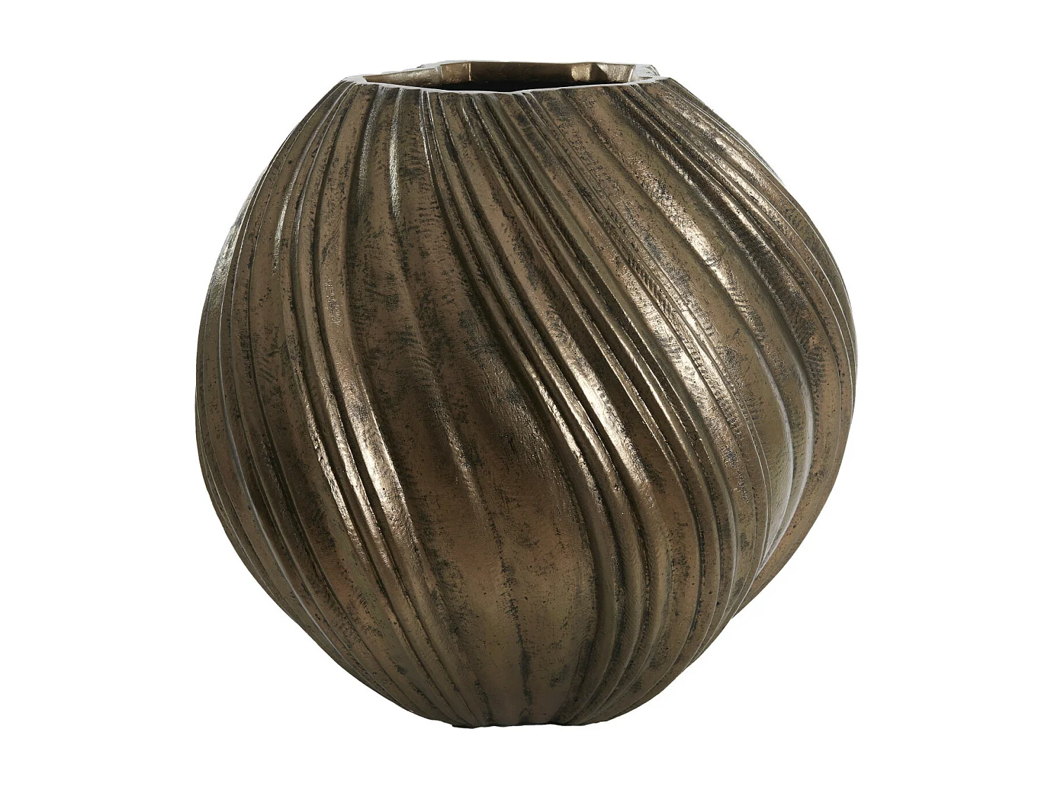 Vase YATUNG - Ø65x60cm - Bronze