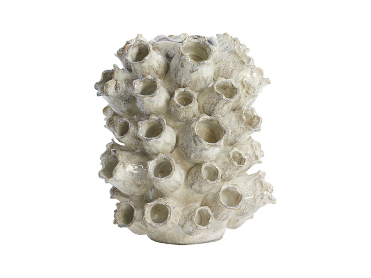 Vase KEIKI - 26,5x25x31,5cm - Marron