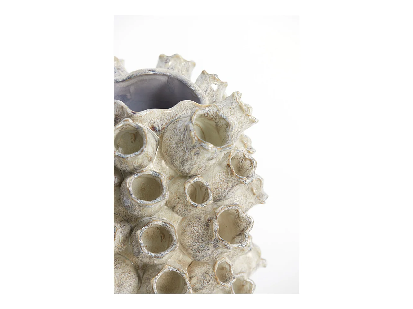 Vase KEIKI - 26,5x25x31,5cm - Marron