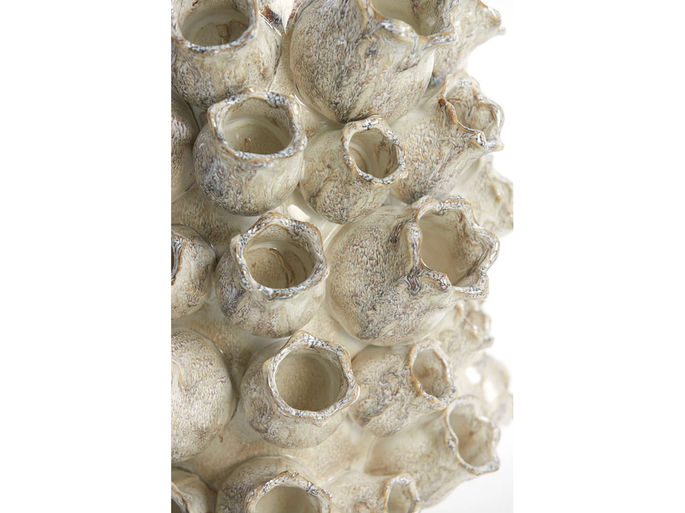 Vase KEIKI - 26,5x25x31,5cm - Marron