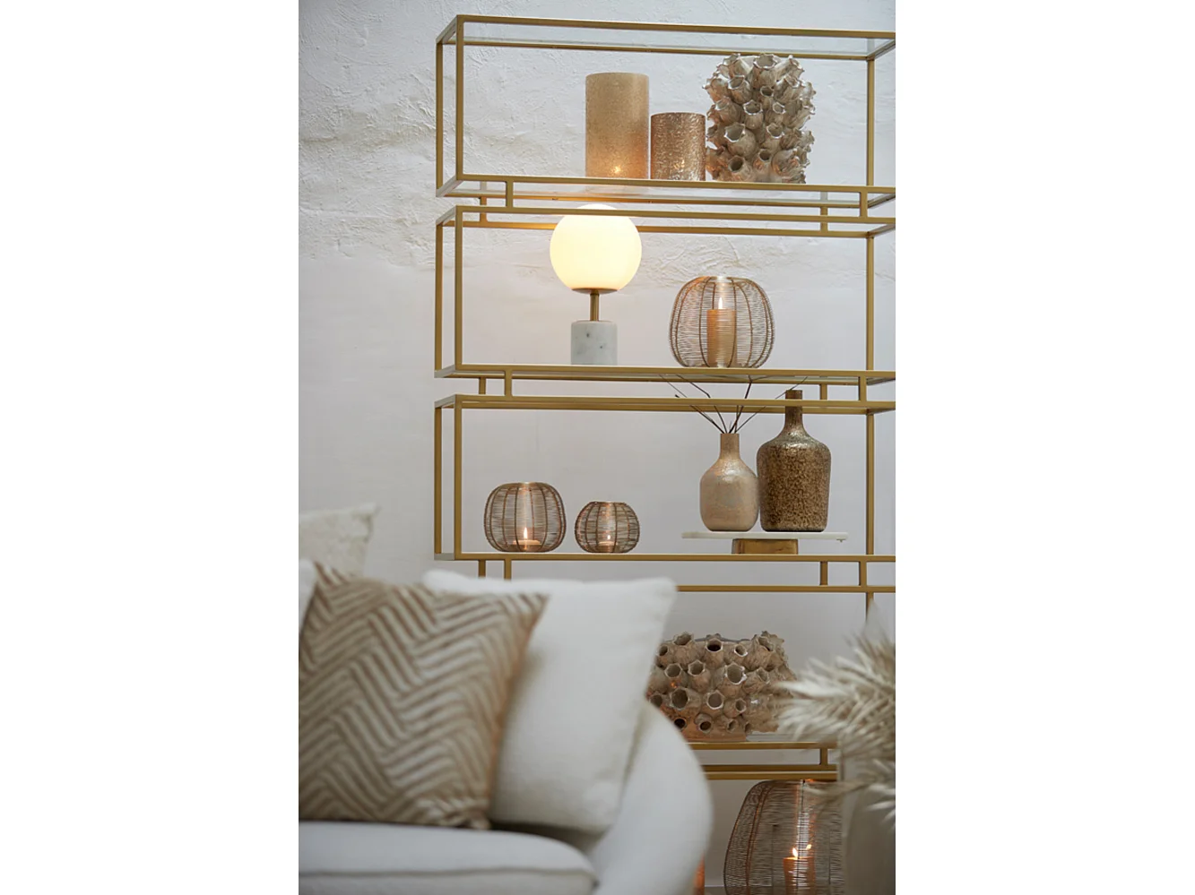 Vase KEIKI - 26,5x25x31,5cm - Marron