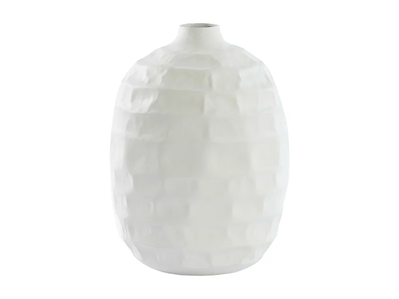 Vase TARIVA - Ø20x30cm - Blanc