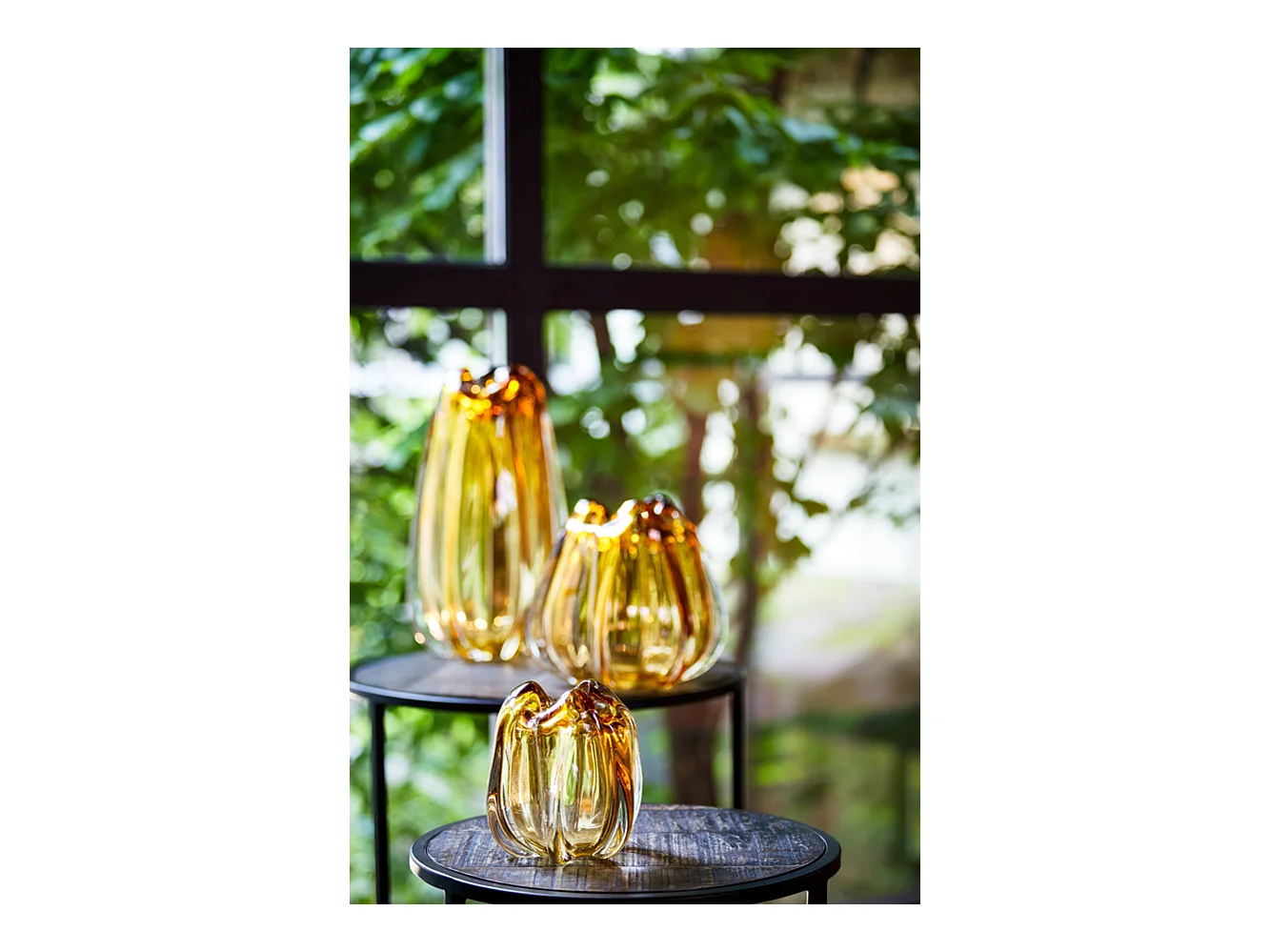 Jarrón MURELA - Ø24,5x22cm - Naranja