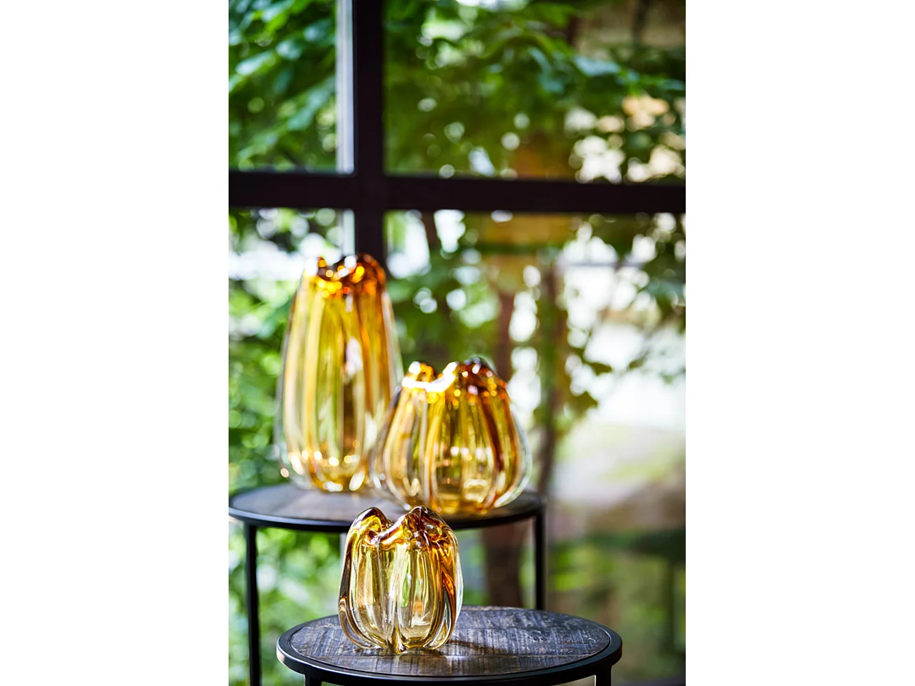 Vase MURELA - Ø24,5x22cm - Orange