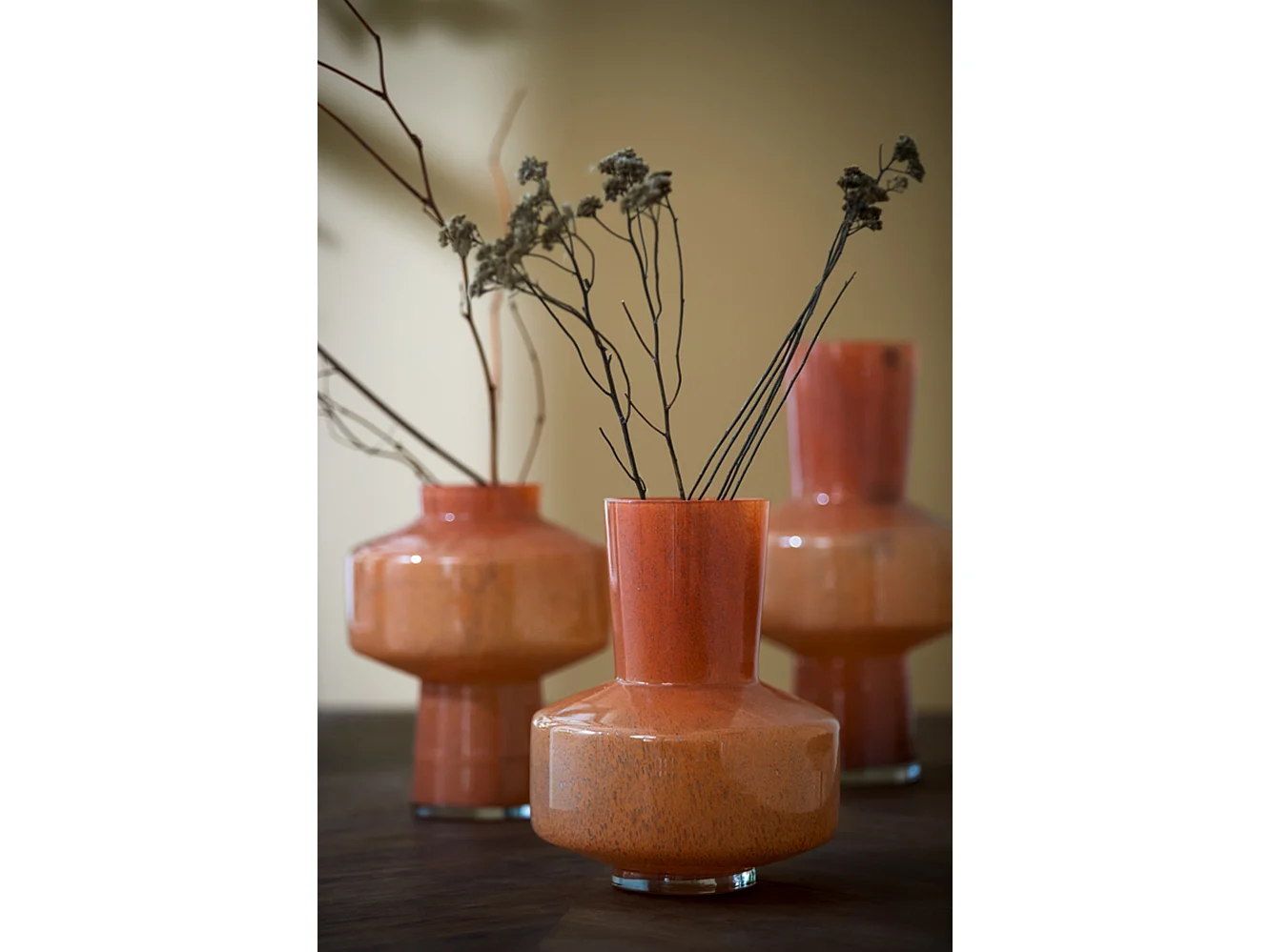 Vase TRASMOS - Ø23,5x29,5cm - Orange