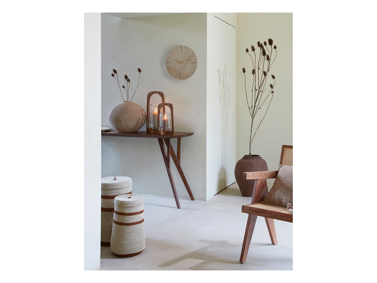 Vase VALERIE - Ø35x26,5cm - Marron