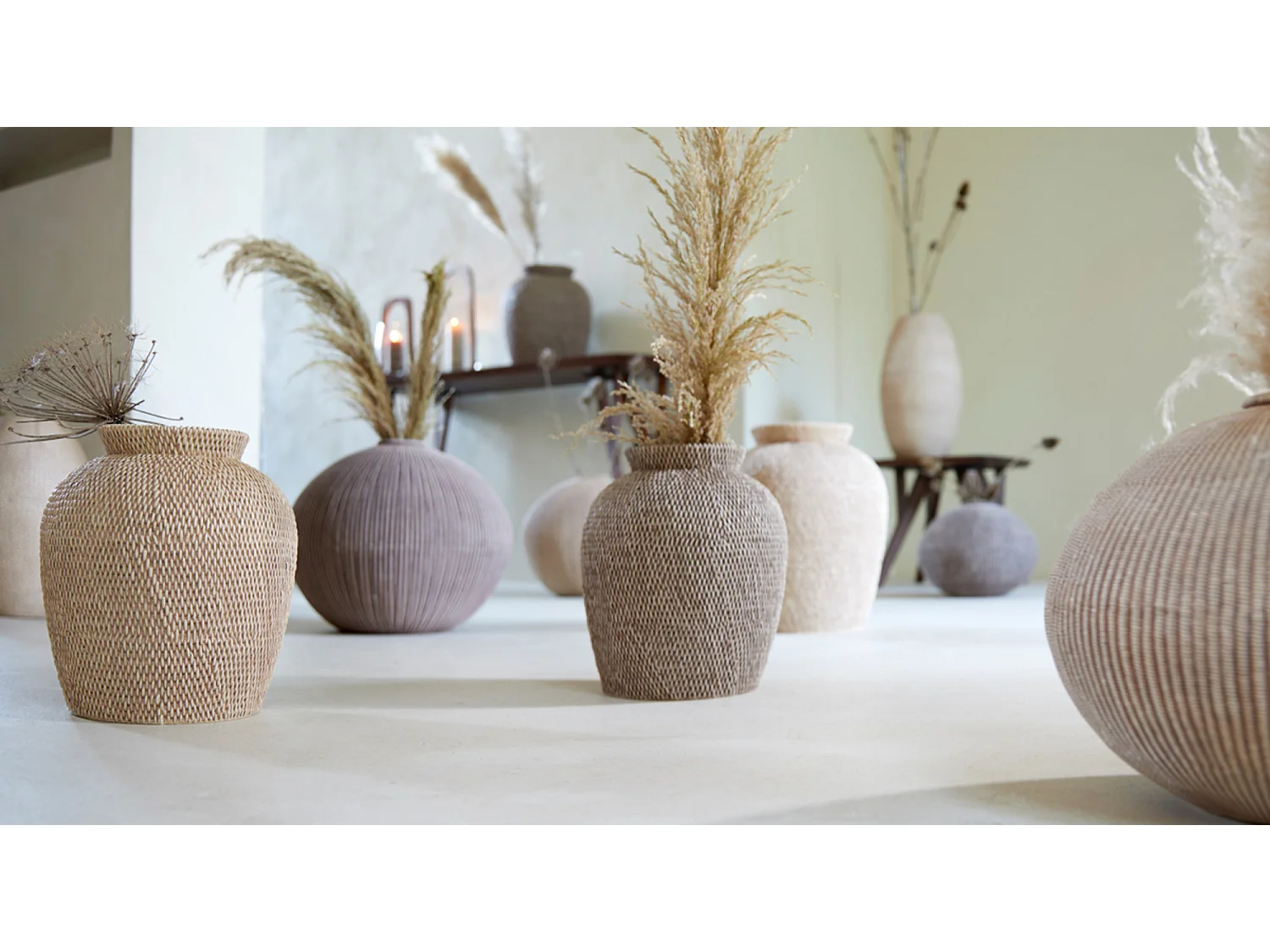 Vase VALERIE - Ø35x26,5cm - Marron