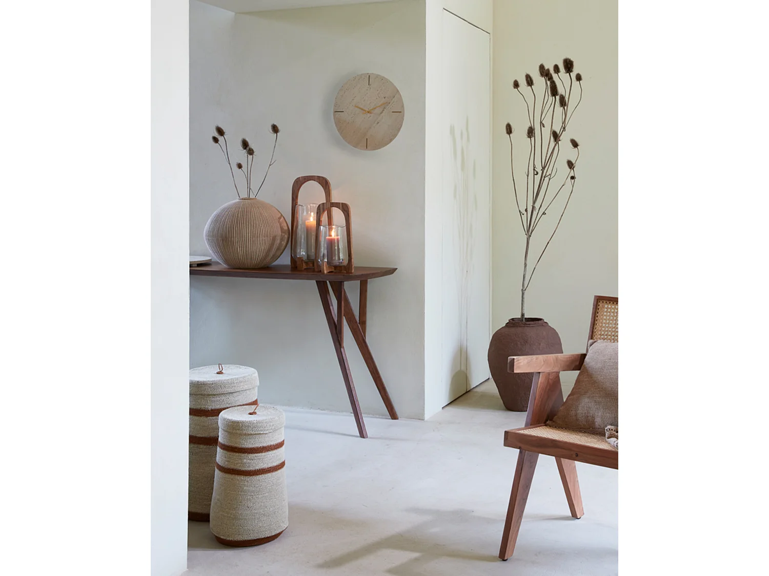 Vase VALERIE - Ø35x26,5cm - Marron