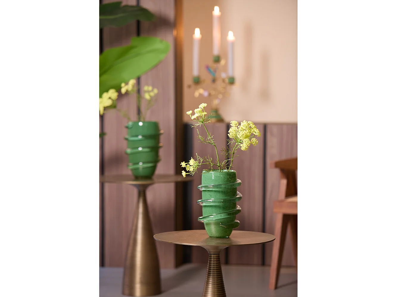 Vase ODATE - Ø16,5x25cm - Vert