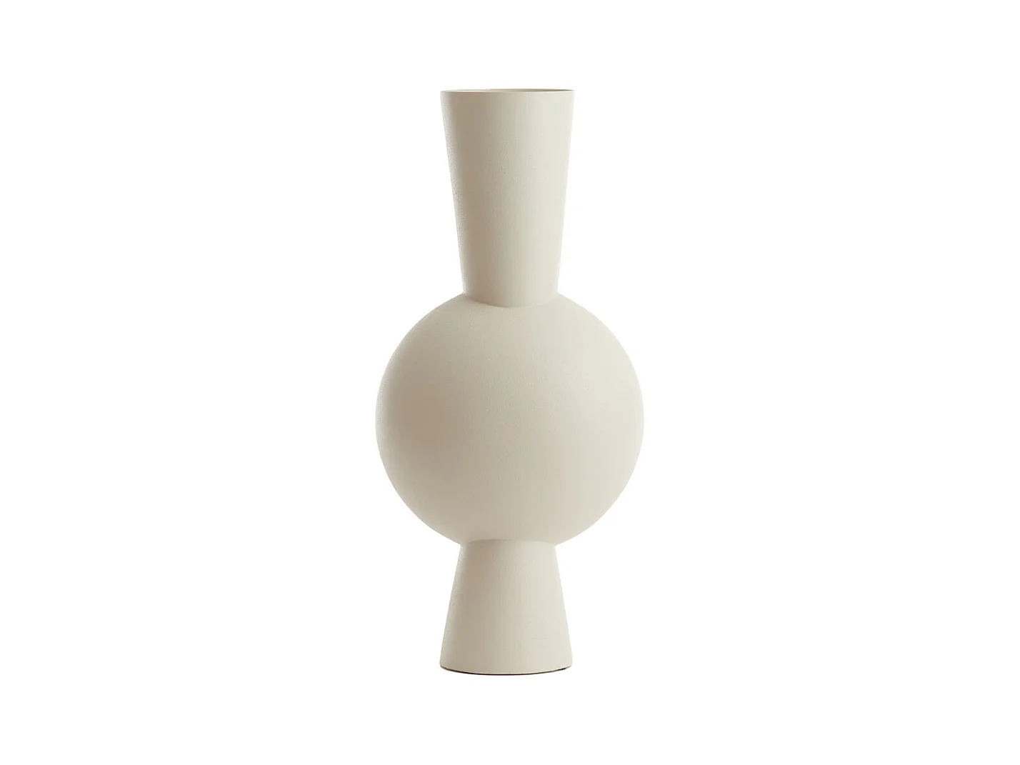 Vase KAVANDU - 26x19x54cm - Blanc