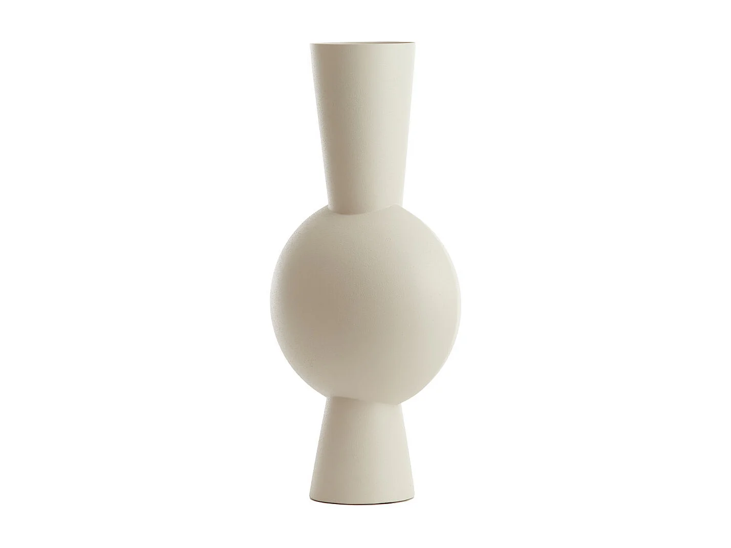 Vase KAVANDU - 26x19x54cm - Blanc