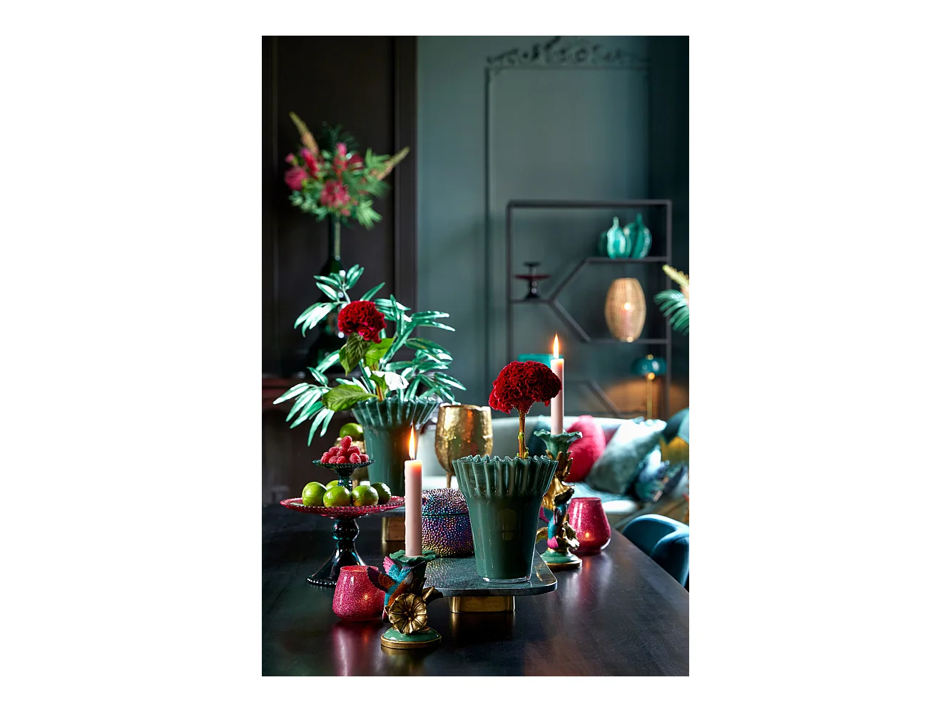 Vase BARRIRO - Ø21x26cm - Vert