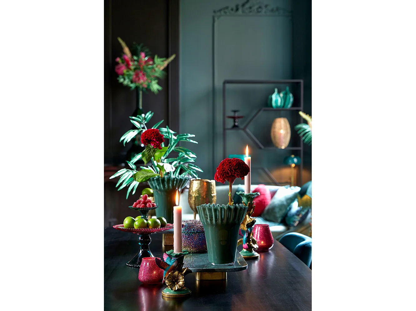 Vase BARRIRO - Ø21x26cm - Vert