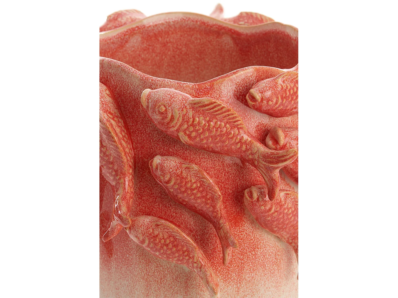 Vaas FISH - 29x28x36.5cm - Rood