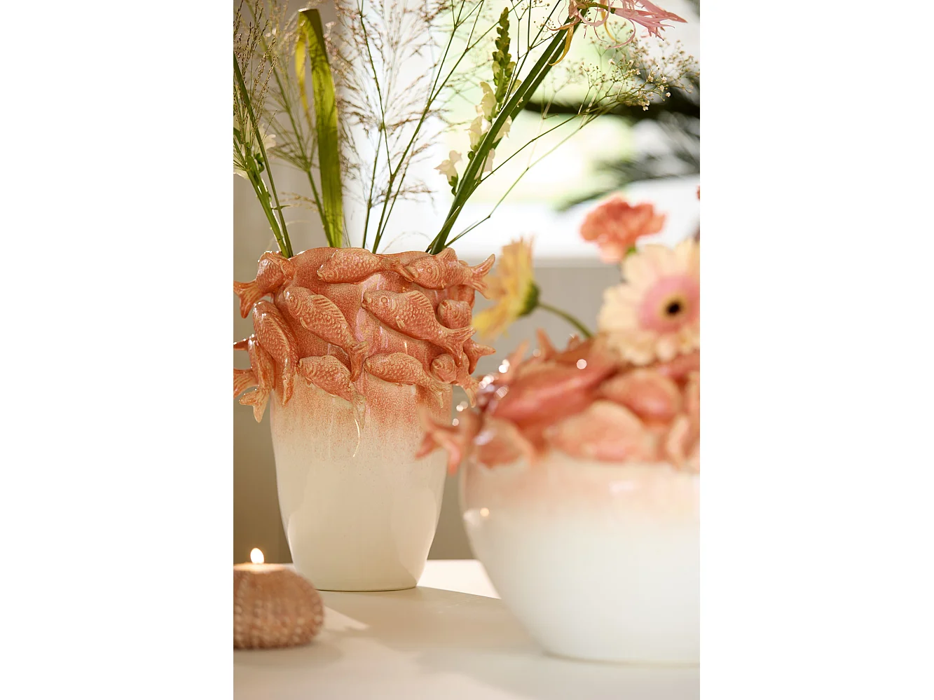 Vaas FISH - 29x28x36.5cm - Rood