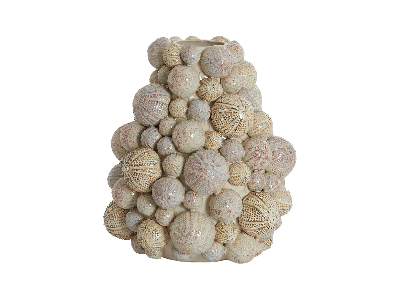 Vase OURSIN - Ø29,5x32cm - Blanc