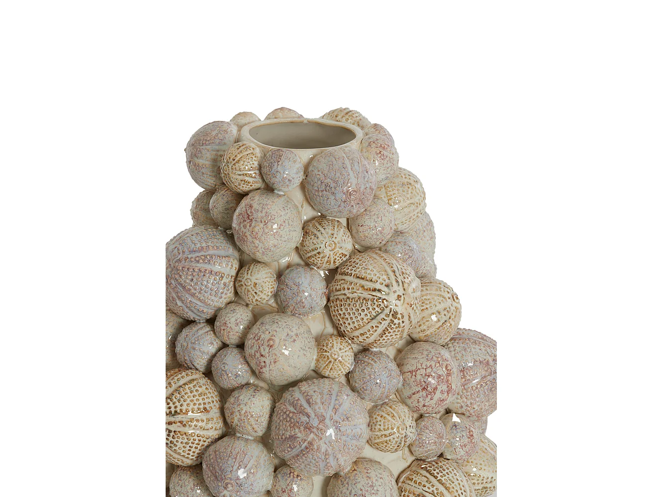 Vase OURSIN - Ø29,5x32cm - Blanc