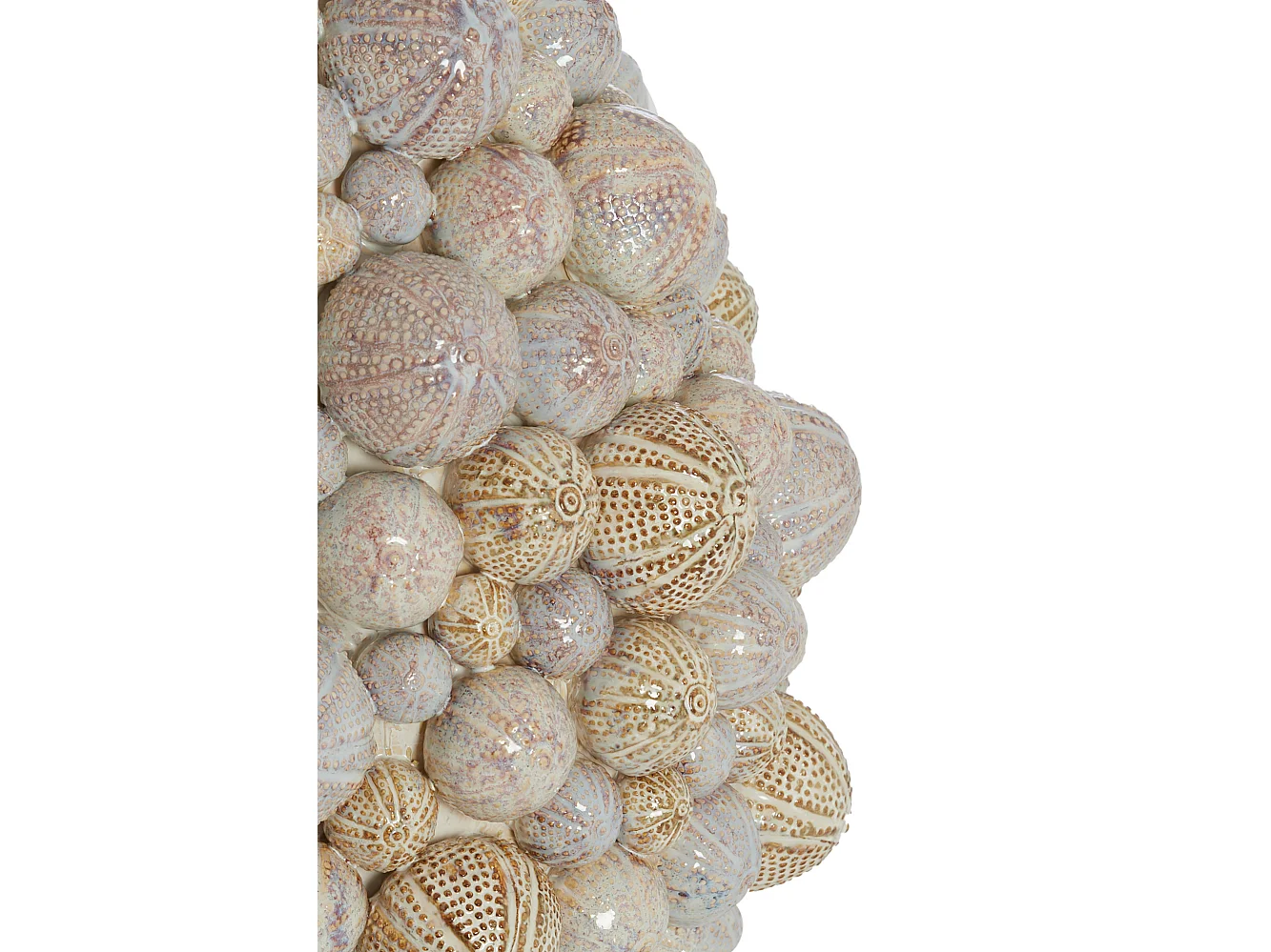 Vase OURSIN - Ø29,5x32cm - Blanc