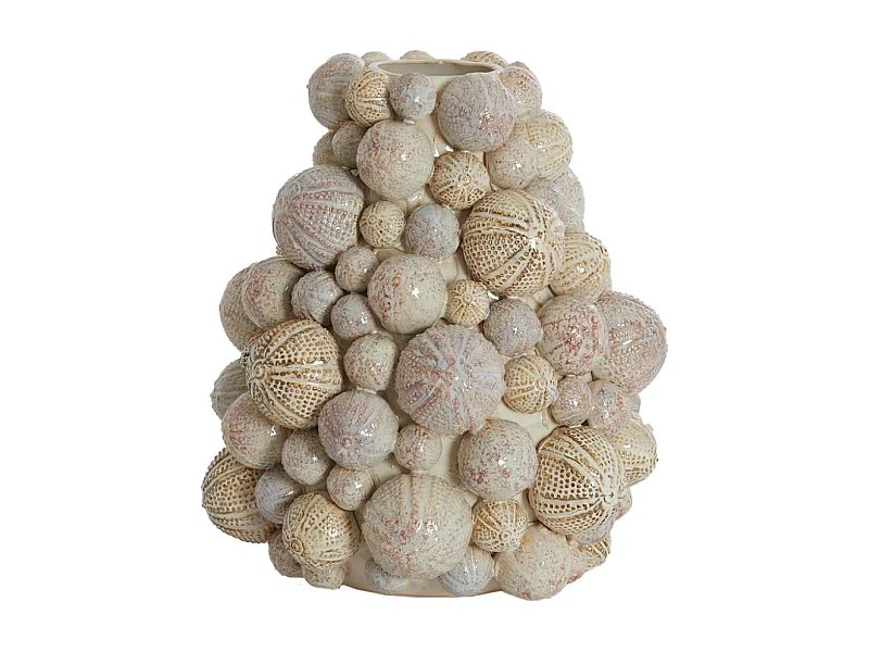 Vase OURSIN - Ø29,5x32cm - Blanc