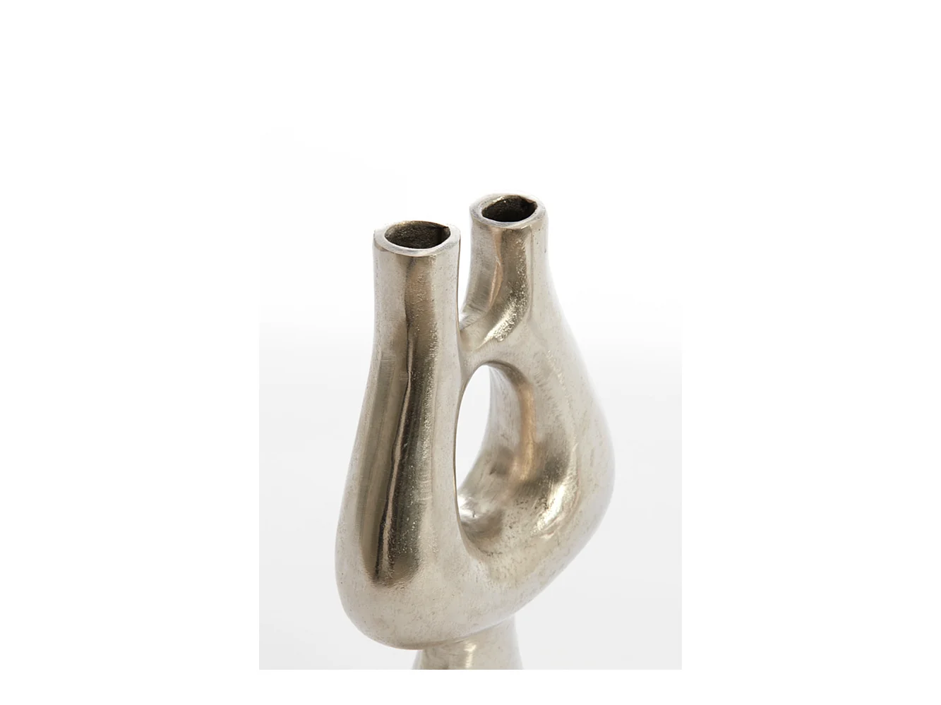 Vase KOTANI - 17x6x31,5cm - Argent
