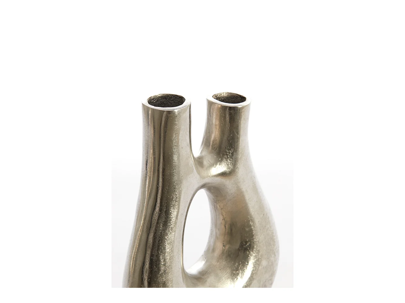 Vase KOTANI - 17x6x31,5cm - Argent